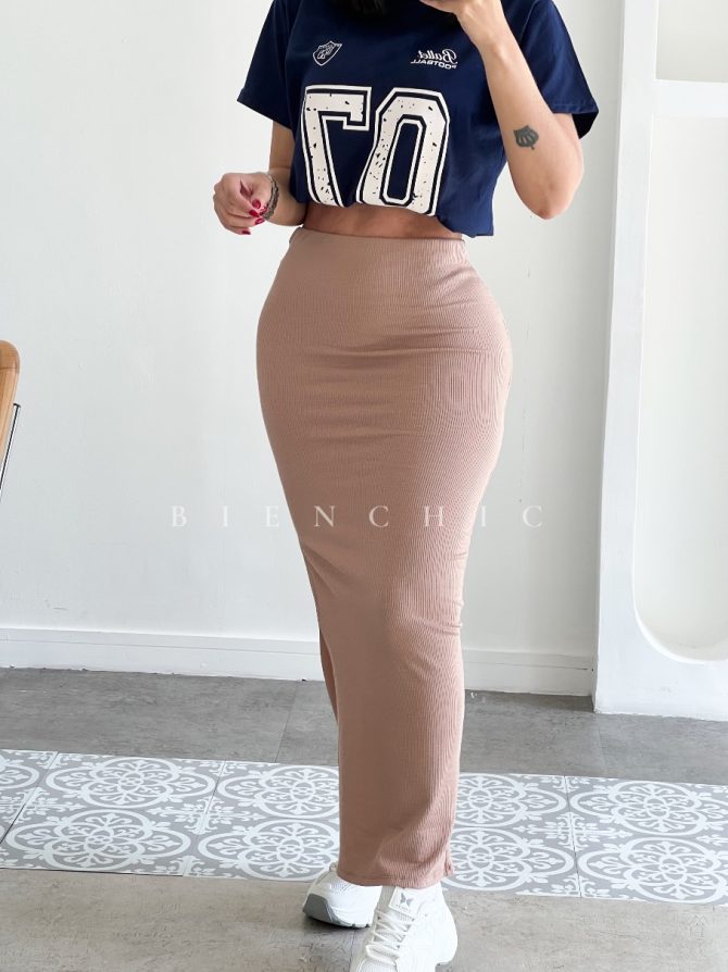 Falda tubo maxi laila